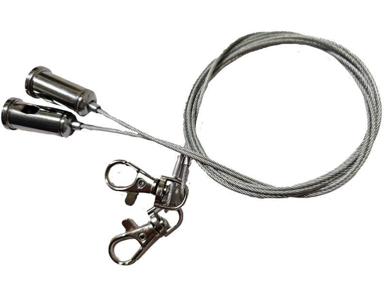 Batten Suspension Cable – 1m length (2 pieces in pair)