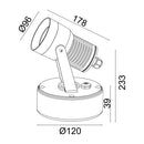 Hood - Spotlight on Base 15W