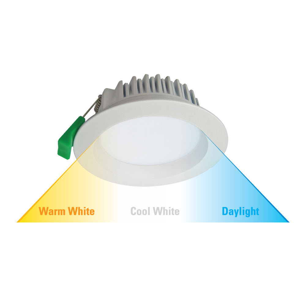 Remote clearance control downlights
