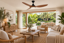 AVEQ Ceiling Fan || Aura | 52 inch DC 3 Blade Fan | 6 Speed with Integrated Light