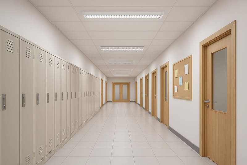 Educator - 5FT Low Glare Sensor Batten