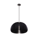 Fin - Matt Black Wooden Pendant