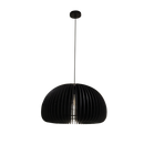 Fin - Matt Black Wooden Pendant