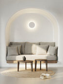 Deco Backlit Round Wall Light