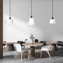 Lux Retro Pendant Large - Black Cordset