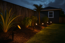 Nikau Garden Spotlight with Hood on Spike with Lamp