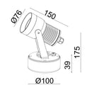 Hood - Spotlight on Base 10W