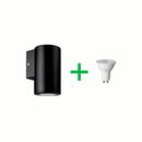 Byron - Small - Round - One Way Wall Light with GU10 Lamp