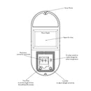 Ovate Oval Sensor- Bulkhead